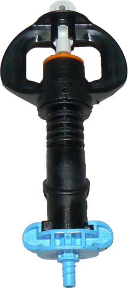 Produktbild: NETAFIM™ Microsprinkler SuperNet Flat Spray Ø 3,4 m, Streifen, light blue