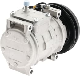 Produktbild: Klimakompressor 12 V mit Riemenscheibe Ø 146 mm, 1 Rippen, für John Deere, Denso: 10PA17C