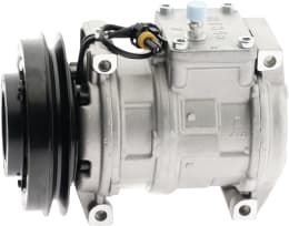 Produktbild: Klimakompressor 12 V mit Riemenscheibe Ø 146 mm, 1 Rippen, für John Deere, Denso: 10PA17C
