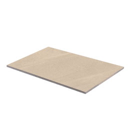 Produktbild: casafino Keramik Terrassenplatte Serie Stein, sandbeige 90 x 60 x 2 cm
