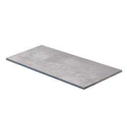 Produktbild: casafino Keramik Terrassenplatte Serie Beton, Metall hellgrau 90 x 60 x 2 cm