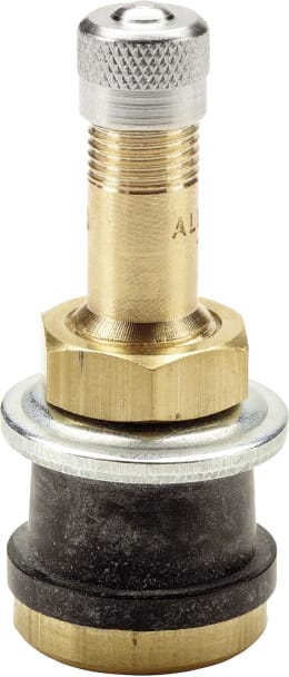 Produktbild: Tip Top Metallventil Premium Linie 42 MS, Standard, Anzugsdrehmoment 4 – 6 Nm, Länge 42 mm, für Stahlräder LKW