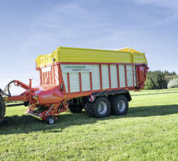 Lifestyle: Pöttinger Ladewagen Europrofi Combiline 5010 D Ladevolumen 28 m³ mit Mehrzweck-Rotor, 2 Dosierwalzen