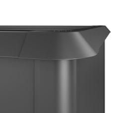 Produktbild: Biohort Schneckenschutz für Hochbeet, dunkelgrau-metallic, Detailansicht der Metallkante