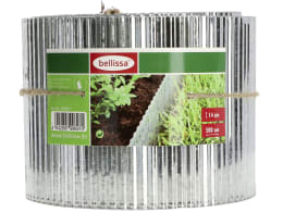 Produktbild: bellissa Rasenkantenband kleine Welle Stahlblech silber
