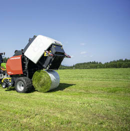 Lifestyle: Pöttinger Rundballenpresse Impress 3190 V Pro Ø Ballen 0,90 – 1,85 m