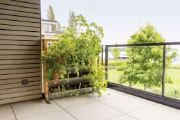 Lifestyle: bellissa Vertikales Hochbeet INALTO M4 silber, natur