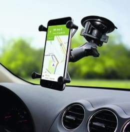 Produktbild: RAM® MOUNTS Handyhalter X-Grip® mit Saugfuß B-Kugel 25,4 mm/1, für Geräte von 47,6 – 82,6 mm Breite