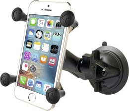 Produktbild: RAM® MOUNTS Handyhalter X-Grip® mit Saugfuß B-Kugel 25,4 mm/1, für Geräte von 47,6 – 82,6 mm Breite