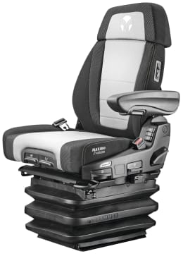 Produktbild: Grammer Traktorsitz Maximo® Evolution Dynamic, Niederfrequenzfederung, Stoff, anthrazit/silber