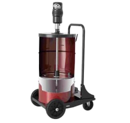Produktbild: Patzelt Piusi mobiles Druckluft-Fettpumpen-Set 50kg Booster 60:1 Ø 335-360 mm