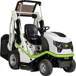 Produktbild: ETESIA Aufsitzmäher Buffalo in Weiß mit schwarzem Sitz und Überrollbügel