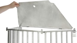 Produktbild: KERBL Heuraufe SlowFeed Plus 81 x 114 x 41 cm ohne Aufsatz, Fassungsvermögen 14 kg, für Pferde, 3225