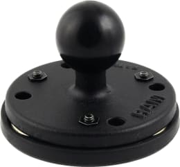 Produktbild: RAM® MOUNTS Basisplatte Round mit B-Kugel 25,4 mm/1, Magnethaftung, Schraubmontage, rund, RAM-B-202-339U