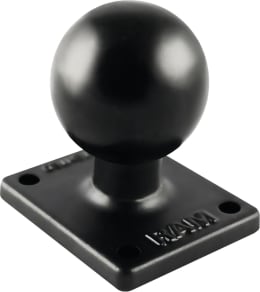 Produktbild: RAM® MOUNTS Basisplatte Square mit C-Kugel 38,1 mm/1,5 Schraubmontage, rechteckig, RAM-347U