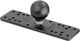 Produktbild: RAM® MOUNTS Universalplatte mit C-Kugel 38,1 mm/1,5 für elektronische Kleingeräte, Fishfinder, Plotter