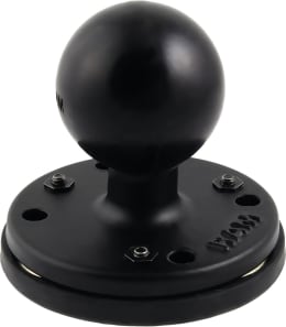 Produktbild: RAM® MOUNTS Basisplatte Round mit C-Kugel 38,1 mm/1,5, Magnethaftung, Schraubmontage, rund, RAM-202-339U