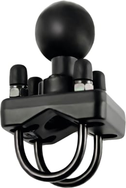 Produktbild: RAM® MOUNTS Bügelschelle mit C-Kugel 38,1 mm/1,5 Spannbereich 25,4 – 31,75 mm, Doppelbügel Edelstahl, RAM-235U