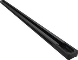 Produktbild: RAM® MOUNTS Schiene Tough-Track™ 508,0/431,8 mm, Aluminium/Kunststoff schwarz, mit Endkappen, RAM-TRACK-EXA-17BU
