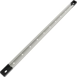 Produktbild: RAM® MOUNTS Schiene Tough-Track™ 508,0/431,8 mm, Aluminium/Kunststoff silber, schwarz, mit Endkappen