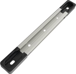 Produktbild: RAM® MOUNTS Schiene Tough-Track™ 203,2/127,0 mm, Aluminium/Kunststoff silber, schwarz, mit Endkappen