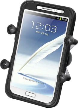 Produktbild: RAM MOUNTS X-Grip Handyhalter mit Kugelgelenk und vier Haltearmen, Smartphone eingespannt