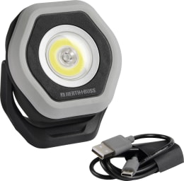 Produktbild: Herth + Buss LED-Akku-Arbeitsleuchte 350 - 1.400 lm, mit USB-Kabel, Magnethaftung