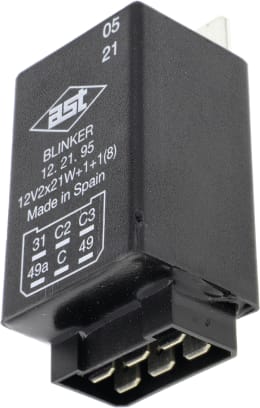Produktbild: Massey Ferguson Warnblinkgeber 12 V/18 W, 2 W + 1 W + 1 W, für Fendt, Massey Ferguson