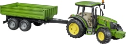 Produktbild: Bruder® Modell John Deere Traktor 5115 M mit Anhänger, 1:16