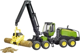 Produktbild: Bruder® Modell John Deere Harvester 1270 G mit einem Baumstamm 1:16