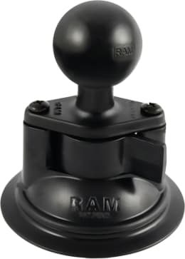 Produktbild: RAM® MOUNTS Saugnapf Twist-Lock™ mit C-Kugel 38,1 mm/1,5, 1-fach, mit Basisplatte Diamond, RAM-224U