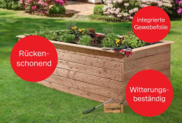 Lifestyle: Hochbeet 200 x 100 x 72 cm Lärchenholz natur, ohne Füllerde