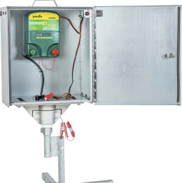 Produktbild: Patura Sicherheitsbox mit Verkabelung und Erdstab für Weidezaungerät 12 V
