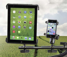 Produktbild: RAM MOUNTS Tough-Track Montageschiene aus hochfestem Kunststoff mit Tablet- und Smartphone-Halterung
