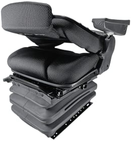 Produktbild: BLACK STAR Traktorsitz BS 1231 A, luftgefedert, Stoff Black Matrix, schwarz
