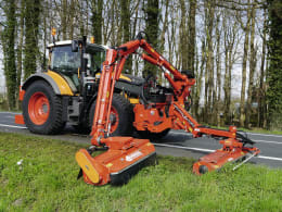 Lifestyle: Dücker Mähkombination MK 25-800 mit Böschungsmäher und Randstreifenmäher