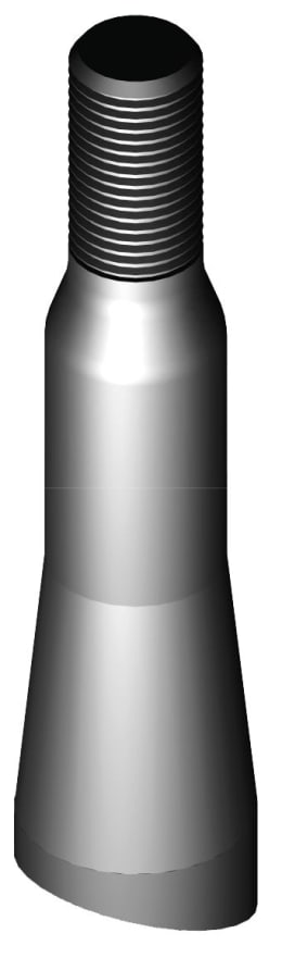 Produktbild: SHW Frontladerzinken K004 800 mm M 20 x 1,5 AG spitz, gerade für Stoll