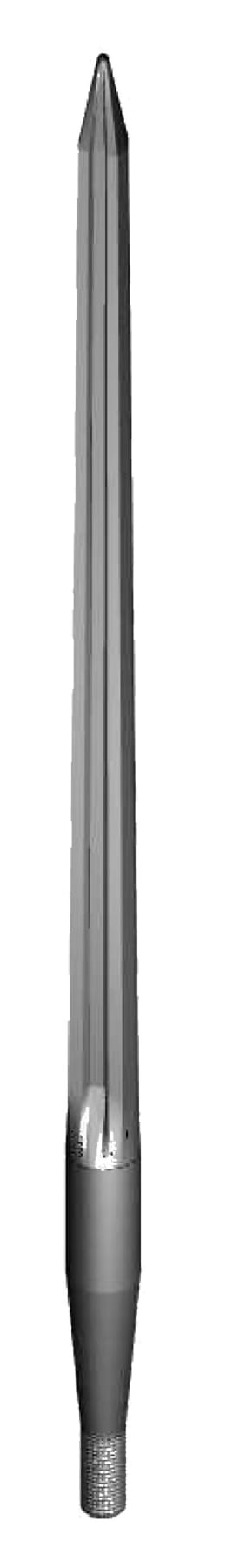 Produktbild: SHW Frontladerzinken K001 810 mm M 22 x 1,5 AG spitz, gerade für Baas/Trima, Bressel, Weidemann