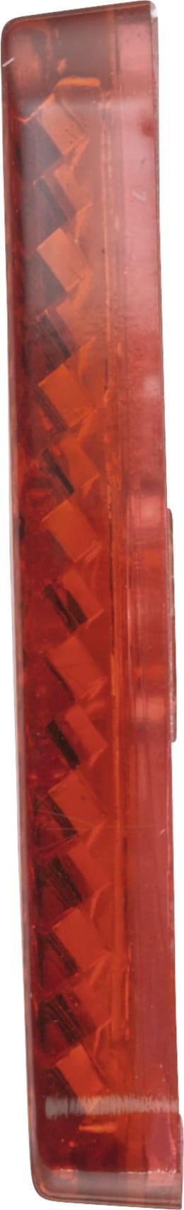 Produktbild: Hella® Rückstrahler rechteckig, rot, 180 x 40 x 6,5 mm, geschraubt, Bohrung, senkrecht