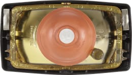Produktbild: Hella® Hauptscheinwerfer links/rechts, Halogen H4, 12 V, 24 V, 182 x 102 x 88 mm, quadratisch