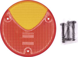 Produktbild: Hella® Lichtscheibe rund, links/rechts, Ø 122,5 mm, für Schlussleuchte