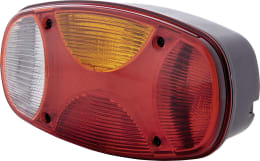 Produktbild: Hella® Schlussleuchte Cargoluna rechts 225 x 122 x 73 mm, Schluss-, Brems-, Blink-, Rückfahrlicht, waagerecht
