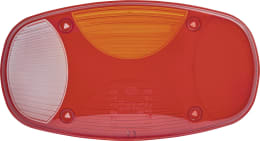 Produktbild: Hella® Lichtscheibe quadratisch, rechts, 225 x 122 mm, für Schlussleuchte Cargoluna