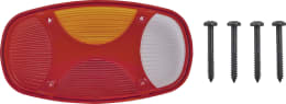 Produktbild: Hella® Lichtscheibe quadratisch, rechts, 225 x 122 mm, für Schlussleuchte Cargoluna