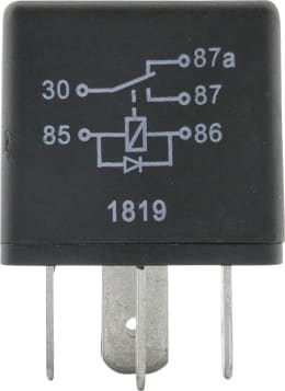 Produktbild: Hella® Relais 12 V, Wechsler, 5-polig, Flachsteckanschluss