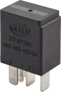 Produktbild: Hella® Relais 12 V, Wechsler für Kraftstoffpumpe, ohne Halter, 5-polig, Flachsteckanschluss