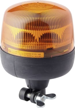 Produktbild: Hella® LED-Blitzleuchte Rota, orange, 12 – 24 V, Rohrstutzenmontage