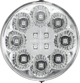 Produktbild: Hella® LED-Blinkleuchte rund, hinten links/rechts, Ø außen 66 mm, 12 V, 12 LEDs, E4 12390