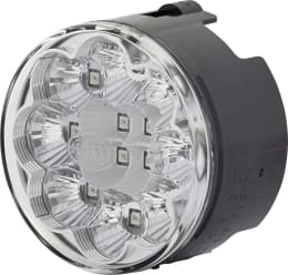 Produktbild: Hella® LED-Blinkleuchte rund, hinten links/rechts, Ø außen 66 mm, 12 V, 12 LEDs, E4 12390