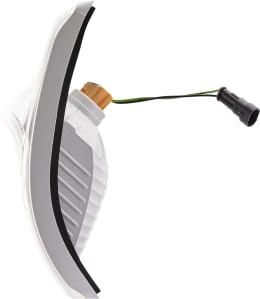 Produktbild: Hella® Blinkleuchte eckig, gebogen, links/rechts, 133 x 192 mm, Befestigung Einbau